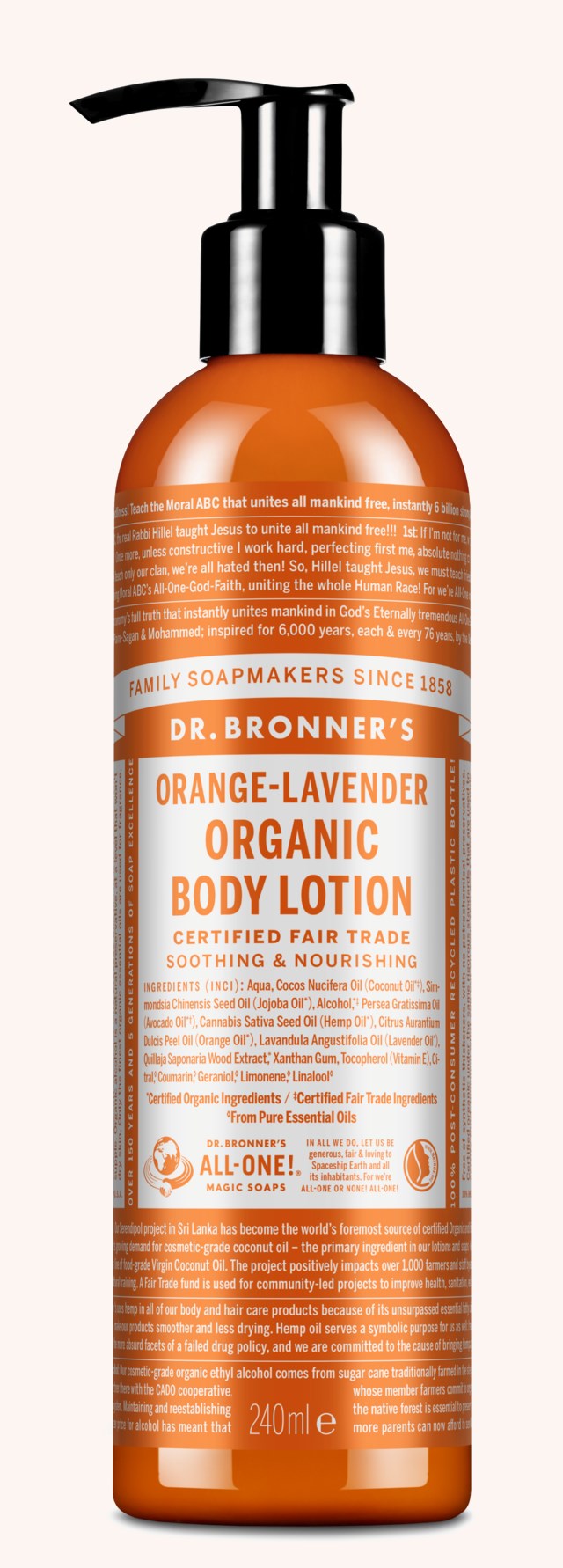 Orange Lavender Organic Hand & Body Lotion 237 ml