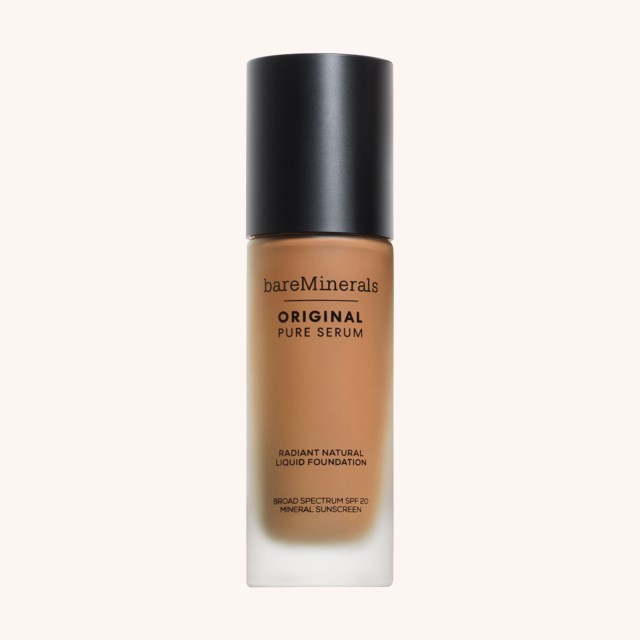 Original Pure Serum Radiant Natural Liquid Foundation Mineral SPF20 4 Medium Deep Warm