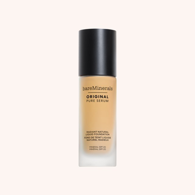 Original Pure Serum Radiant Natural Liquid Foundation Mineral SPF20 Light Warm 2