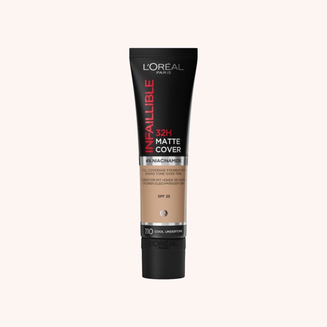 Infaillible 32H Matte Cover Foundation 110 Cool Undertone