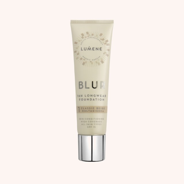 Blur 16H Longwear SPF15 Foundation 1 Classic Beige