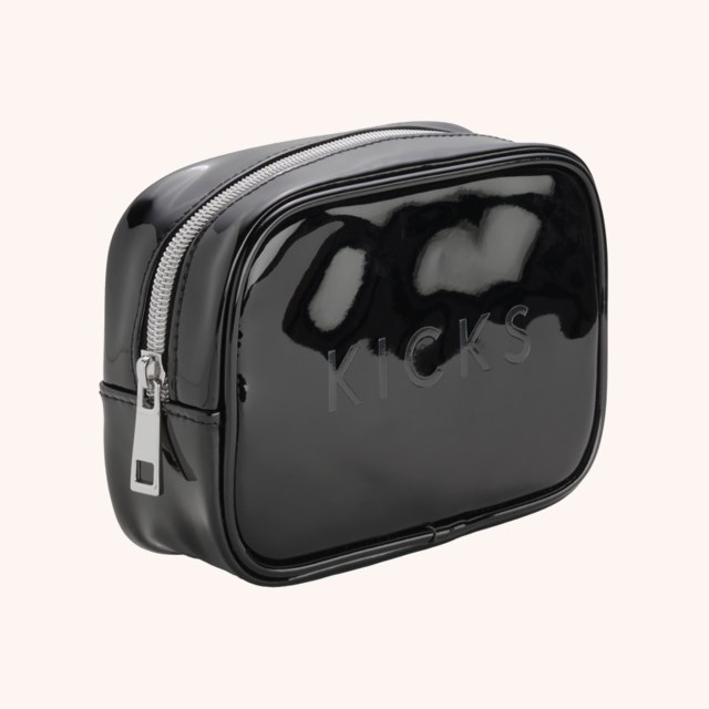 Small Boxy Make Up Bag Black