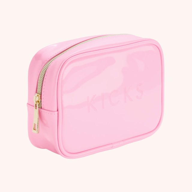 Small Boxy Make Up Bag Pink