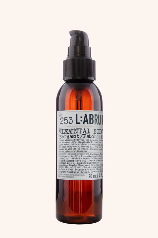 253 Body Oil Bergamot/Patchouli 120 ml