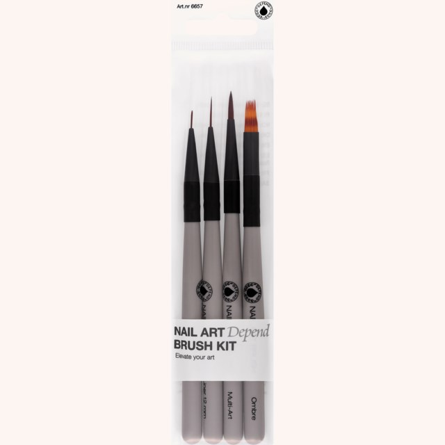 Nail Art Brush Kit 4-pack Nail Decoration Nail Art Brush Kit 4-pack Nail Decoration
