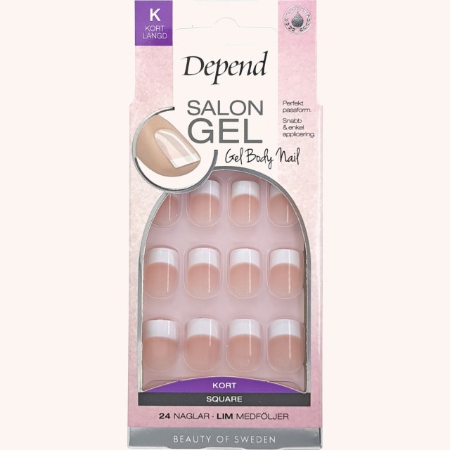 Salon Gel Short Square Pink