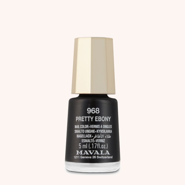 Mini Nail Polish - Pretty Rebel Colors 968 Pretty Ebony