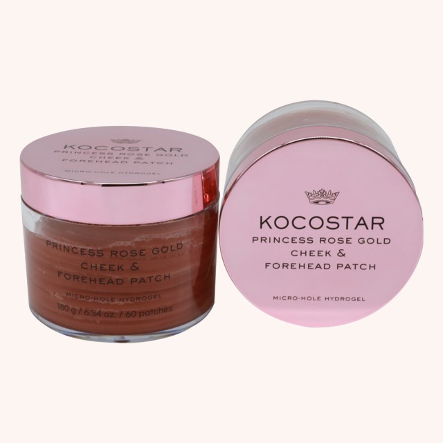 Princess Rose Gold Cheek & Forehead Patch with Micro-Hole Hydrogel 60 pcs