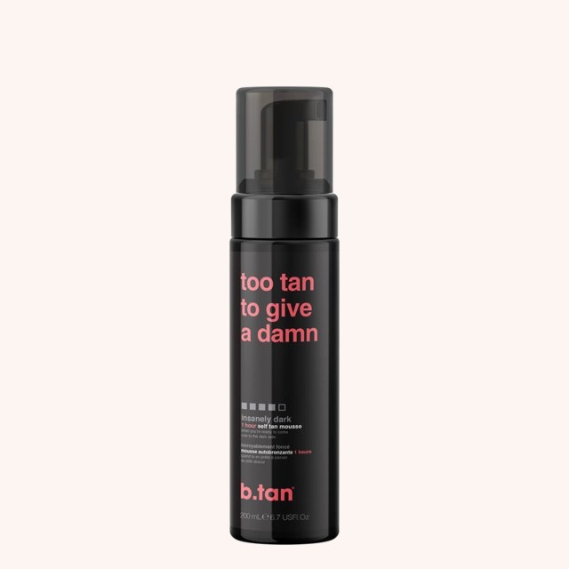 Too Tan To Give A Damn Self Tan Mousse 200 ml